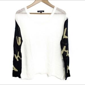 ✨NWT✨HYE PARK & LUNE oversized sheer sweater